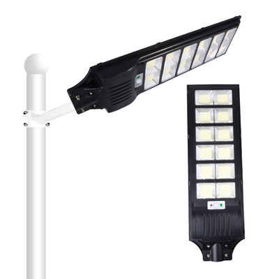 qualidade  Garden 600W Energy Saving ABS IP65 Solar Street Light Radar Detector And Road Lighting Remote Control Led Street Light fábrica